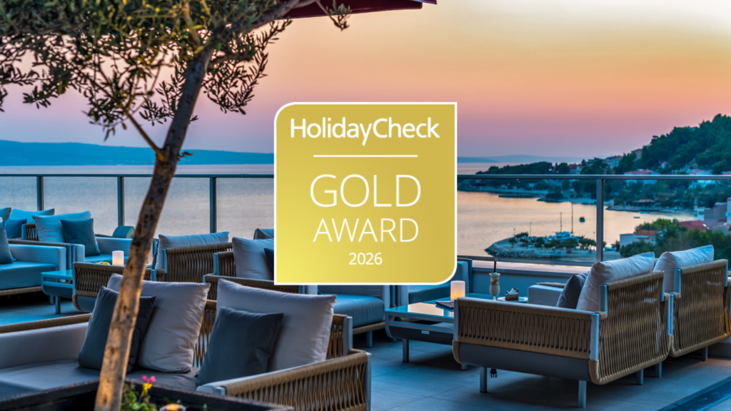 Gold award winner Holidaycheck 2026- Hotel Plaža Duće